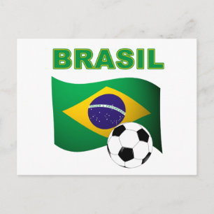 Carte Postale T-shirt de la Coupe du Monde Brasil