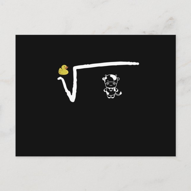 Carte Postale T-shirt Duck Root N-TE (Devant)