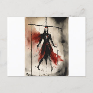 Carte Postale T-shirt en métal de la Troupe de cirque démoniaque