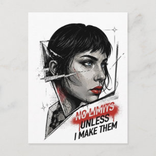Carte Postale T-shirt graphique mignon