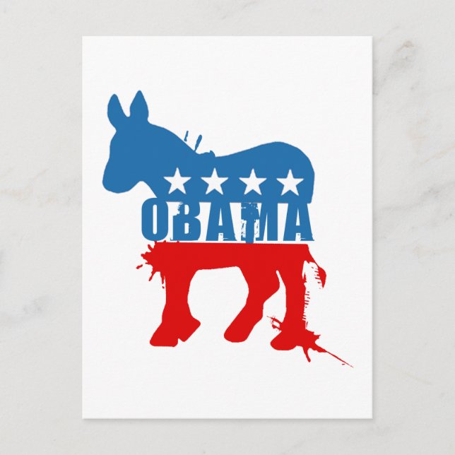 Carte Postale T-shirt Obama (Devant)