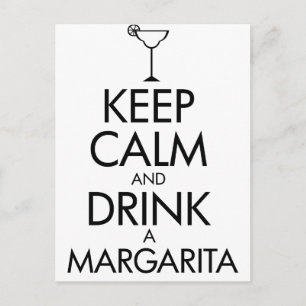 Carte Postale T-shirt Stay Calm Margarita