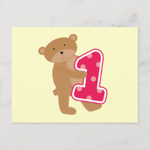 Carte Postale T-shirts et cadeaux 1er anniversaire