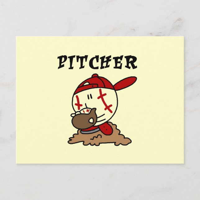Carte Postale T-shirts et cadeaux amusants pour le baseball (Devant)