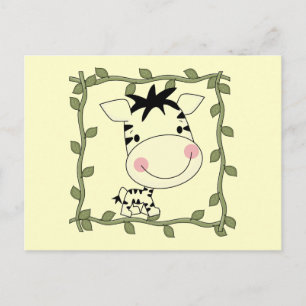 Carte Postale T-shirts et cadeaux Baby Zebra