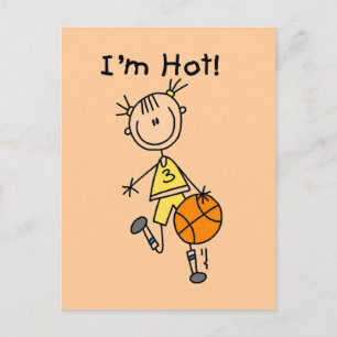 Carte Postale T-shirts et cadeaux Basketball I'm Hot
