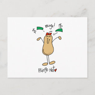 Carte Postale T-shirts et Cadeaux Bingo Nut