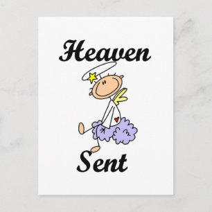 Carte Postale T-shirts et Cadeaux d'Ange Envoyés du Ciel