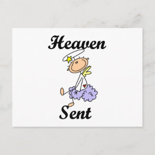 Carte Postale T-shirts et cadeaux d'ange envoyés par le ciel