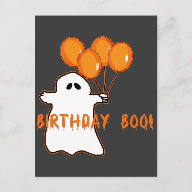 Carte Postale T-shirts et cadeaux d'anniversaire d'Halloween (Devant)