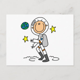 Carte Postale T-shirts et cadeaux d'astronaute de base