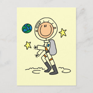 Carte Postale T-shirts et cadeaux d'astronaute de base