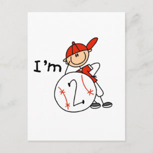 Carte Postale T-shirts et cadeaux de baseball pour garçons de 2