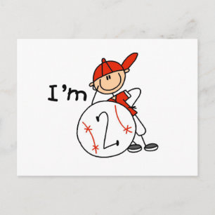 Carte Postale T-shirts et cadeaux de baseball pour garçons de 2