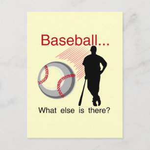 Carte Postale T-shirts et cadeaux de Baseball What Else