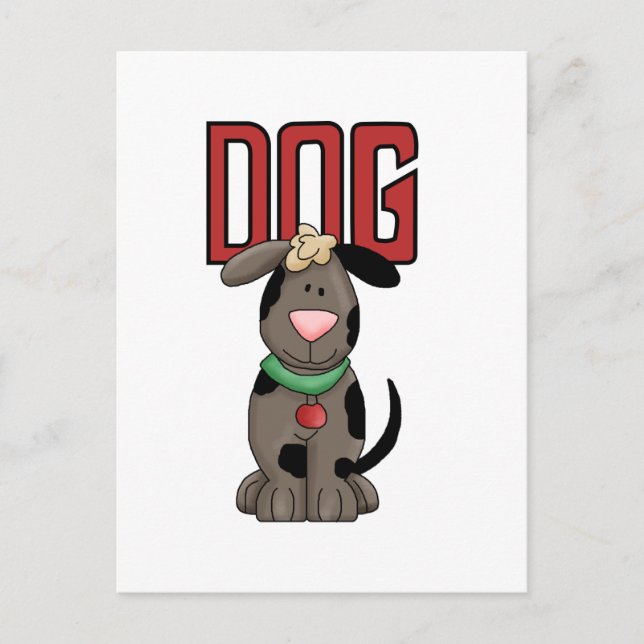 Carte Postale T-shirts et cadeaux de chien (Devant)