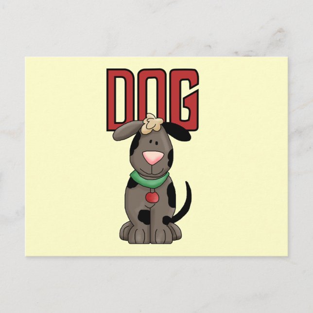 Carte Postale T-shirts et cadeaux de chien (Devant)