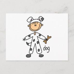 Carte Postale T-shirts et Cadeaux de Dalmatien déguisé
