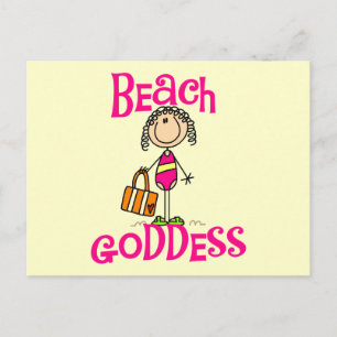 Carte Postale T-shirts et Cadeaux de Déesse de la Plage