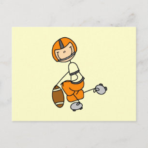 Carte Postale T-shirts et Cadeaux de Football avec Personnage Bâ