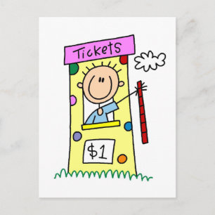 Carte Postale T-shirts et cadeaux de la billetterie de la foire