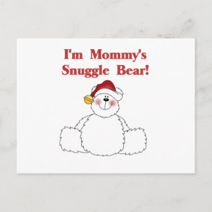 Carte Postale T-shirts et cadeaux de maman's Snuggle Bear
