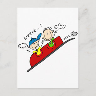 Carte Postale T-shirts et cadeaux de montagnes russes