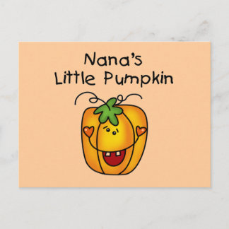 Carte Postale T-shirts et cadeaux de Nana's Little Citrouille