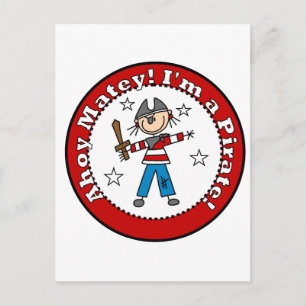 Carte Postale T-shirts et cadeaux de pirates