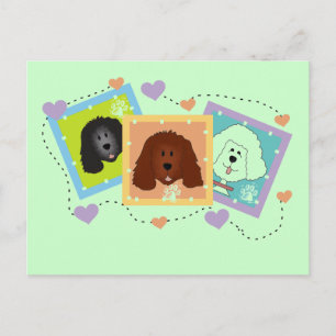 Carte Postale T-shirts et cadeaux de portraits de chien