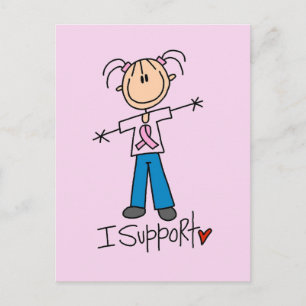 Carte Postale T-shirts et Cadeaux de Soutien pour le Cancer du S