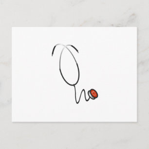 Carte Postale T-shirts et cadeaux de stéthoscope