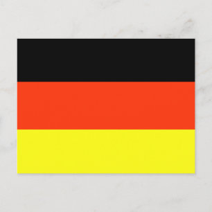 Carte Postale T-shirts et cadeaux du drapeau allemand