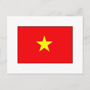 Carte Postale T-shirts et cadeaux du drapeau vietnamien