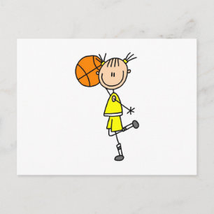 Carte Postale T-shirts et cadeaux du Joueur de basket-ball de fi