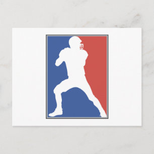 Carte Postale T-shirts et cadeaux du joueur de football américai