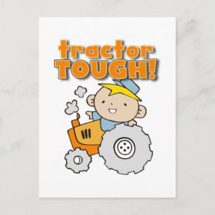 Carte Postale T-shirts et cadeaux durs de tracteur