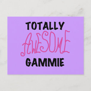 Carte Postale T-shirts et cadeaux Gammie Pink totalement géniaux