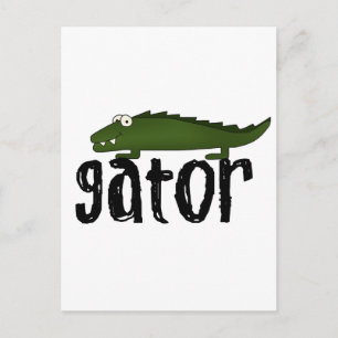 Carte Postale T-shirts et cadeaux Gator
