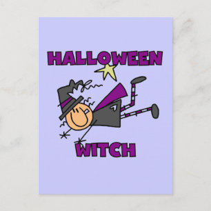Carte Postale T-shirts et cadeaux Halloween Witch