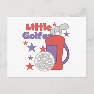 Carte Postale T-shirts et cadeaux Little Golfer