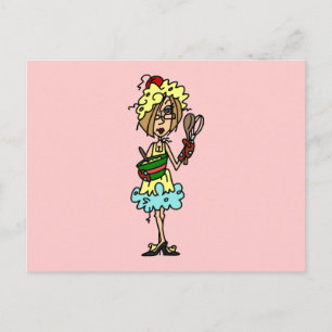 Carte Postale T-shirts et cadeaux Messy Cook