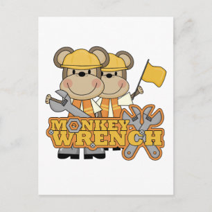 Carte Postale T-shirts et cadeaux Monkey Wrench