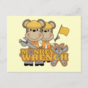 Carte Postale T-shirts et cadeaux Monkey Wrench