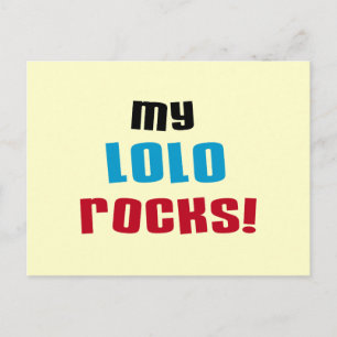 Carte Postale T-shirts et cadeaux My Lolo Rocks