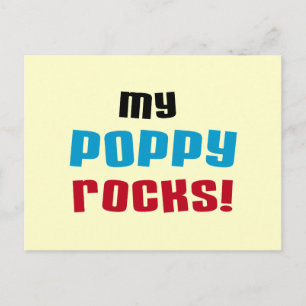 Carte Postale T-shirts et cadeaux My Poppy Rocks