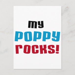 Carte Postale T-shirts et cadeaux My Poppy Rocks