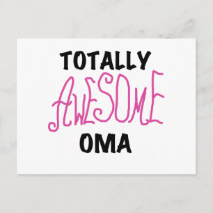 Carte Postale T-shirts et cadeaux Oma Pink absolument géniaux