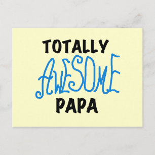 Carte Postale T-shirts et cadeaux Papa absolument géniaux