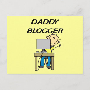 Carte Postale T-shirts et Cadeaux Papa Blogueur